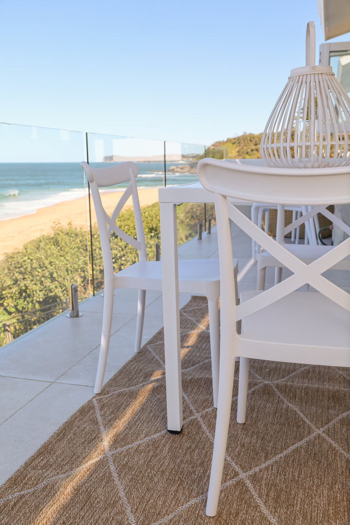 Trancoso White Restaurant Cafe Chair