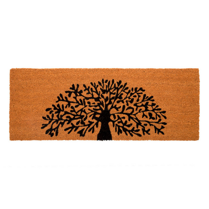 Tree Of Life PVC Backed Long Door Mat For Double Doors - Fab Habitat , Doormats, [product_size],