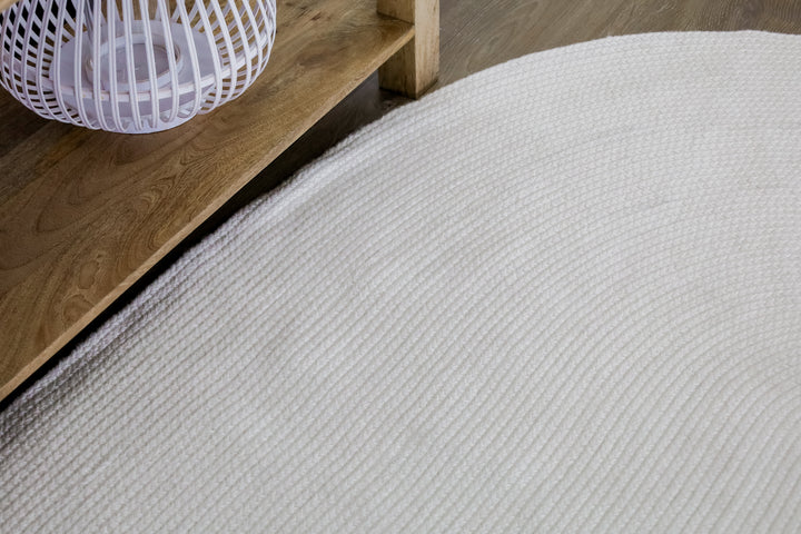 Tula Cream Oval Indoor Outdoor Rug