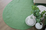 Lifestyle Shot of Tula Sage Area Rug – Soft Modern Rug – Buy Online