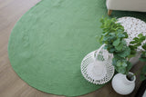 Lifestyle Shot of Tula Sage Area Rug – Soft Modern Rug – Buy Online