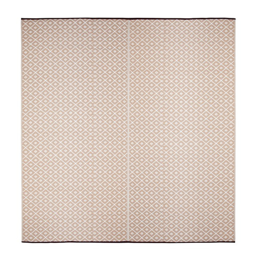 Kimberley Beige & White Diamond Outdoor Picnic Rug - Fab Habitat , Picnic Rugs, 