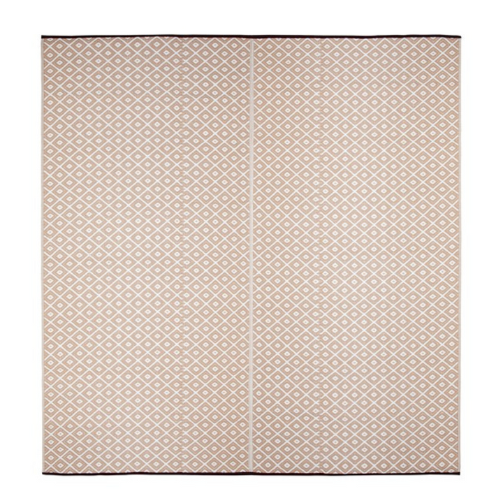 Kimberley Beige & White Diamond Outdoor Picnic Rug - Fab Habitat , Picnic Rugs, 
