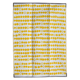Stripes Arrow Yellow & White Foldable Waterproof Large Camping Mat - 270x360 CM - Fab Habitat , Camping Mats, 