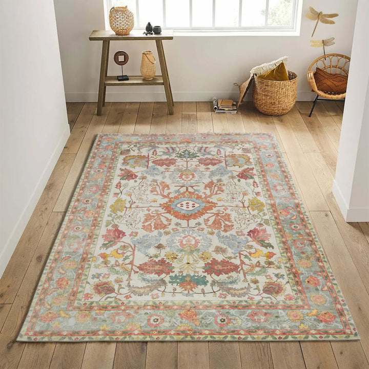 Vama Multicolour Machine Washable Extra-Large Carpet - Fab Habitat , Rugs, [product_size],