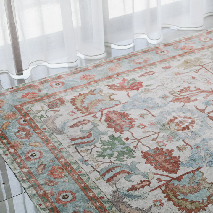 Vama Multicolour Machine Washable Extra-Large Carpet