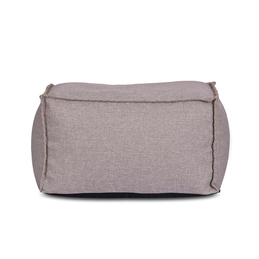 Vector Beige Outdoor Pouffe