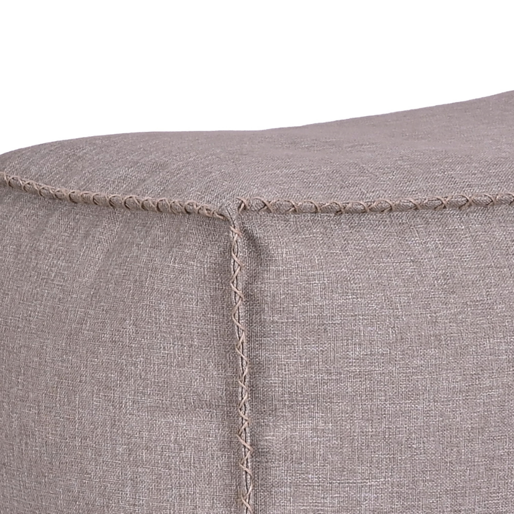 Vector Beige Outdoor Pouffe