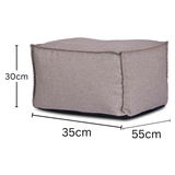 Vector Beige Outdoor Pouffe