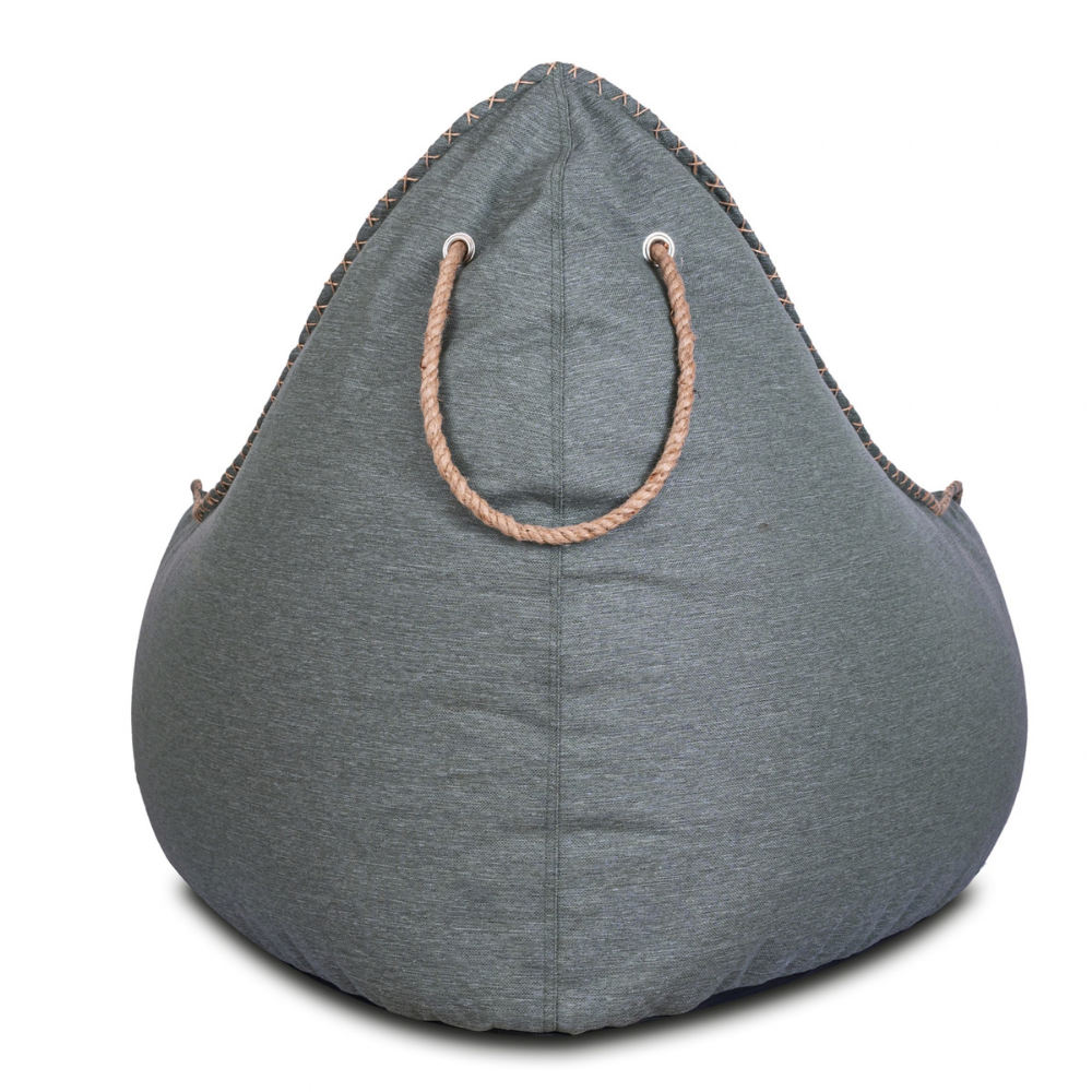 Vector Green Bean Bag Outdoor Pancho with Handle