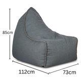 Vector Green Bean Bag Outdoor Pancho with Handle