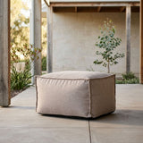 Vector Beige Outdoor Pouffe