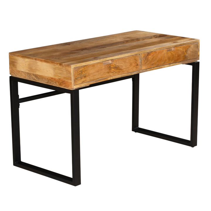Venus Natural Wood Modern Design 2 Drawer Study Desk for Home & Office - Fab Habitat , Study Desks, [product_size],