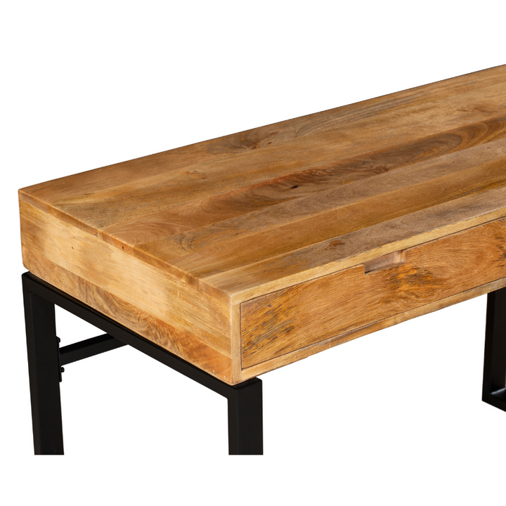 Venus Natural Wood Modern Design 2 Drawer Study Desk for Home & Office - Fab Habitat , Study Desks, [product_size],
