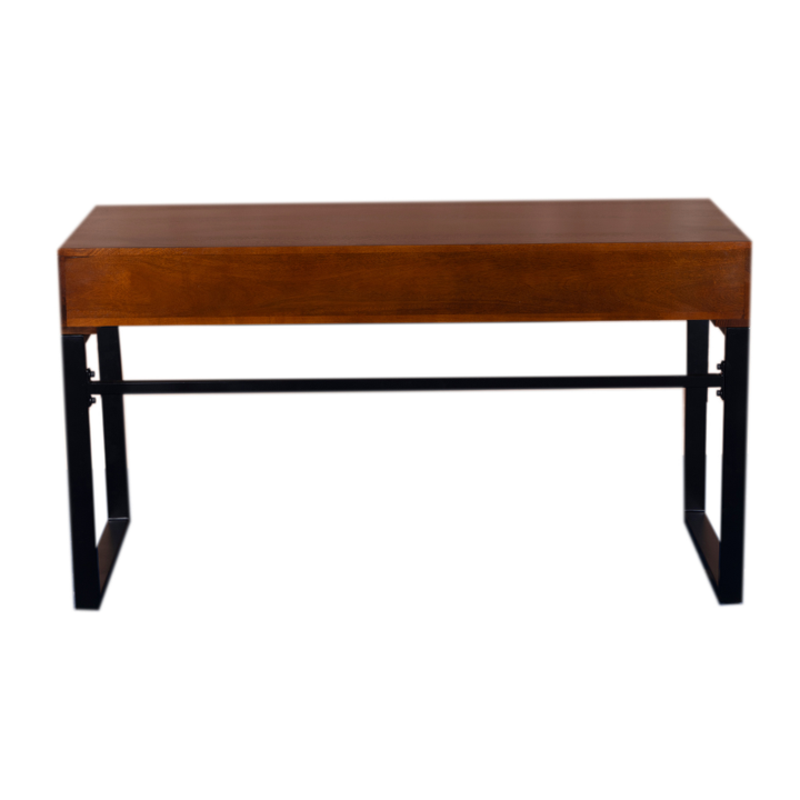 Venus Walnut Finish Solid Wood Modern Design 3 Drawer Study Desk for Home & Office