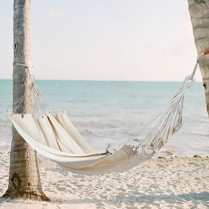 Verano Cream 100% Cotton Hammock - Fab Habitat , Hammocks, [product_size],