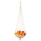 Set of 2 Vibhav Handmade Jute Macrame Plant Hanger and Pot Holder - 105 cm - Fab Habitat , Macrame Plant hanger, 