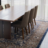 Vihaan grey and white geometric machine washable rug 150x210 cm – buy online in Australia