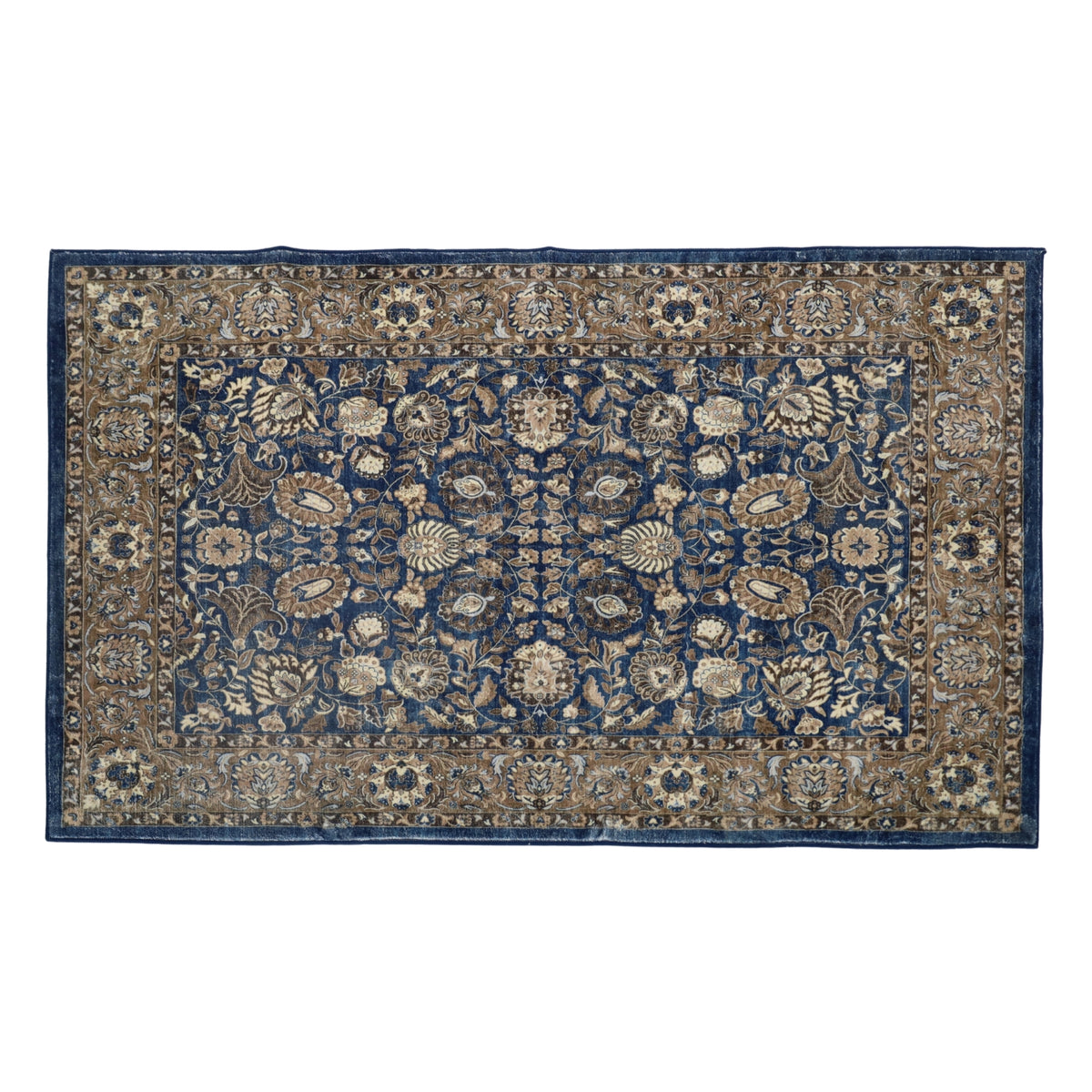 Vihaan machine washable rug for living room – 270x360 cm – grey pattern – Australia online store