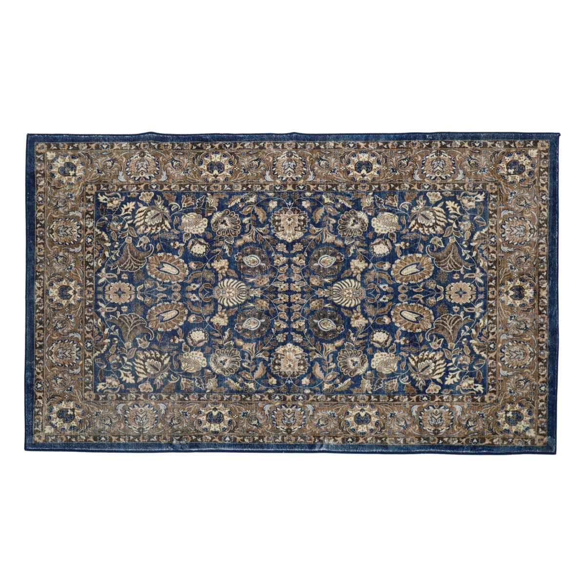 Vihaan machine washable rug for living room – 270x360 cm – grey pattern – Australia online store