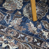 Vihaan modern grey washable rug with textured print – 180x270 cm – available in Australia