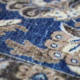 Vihaan machine washable rug 150x210 cm – modern textured beige design – buy online in Australia