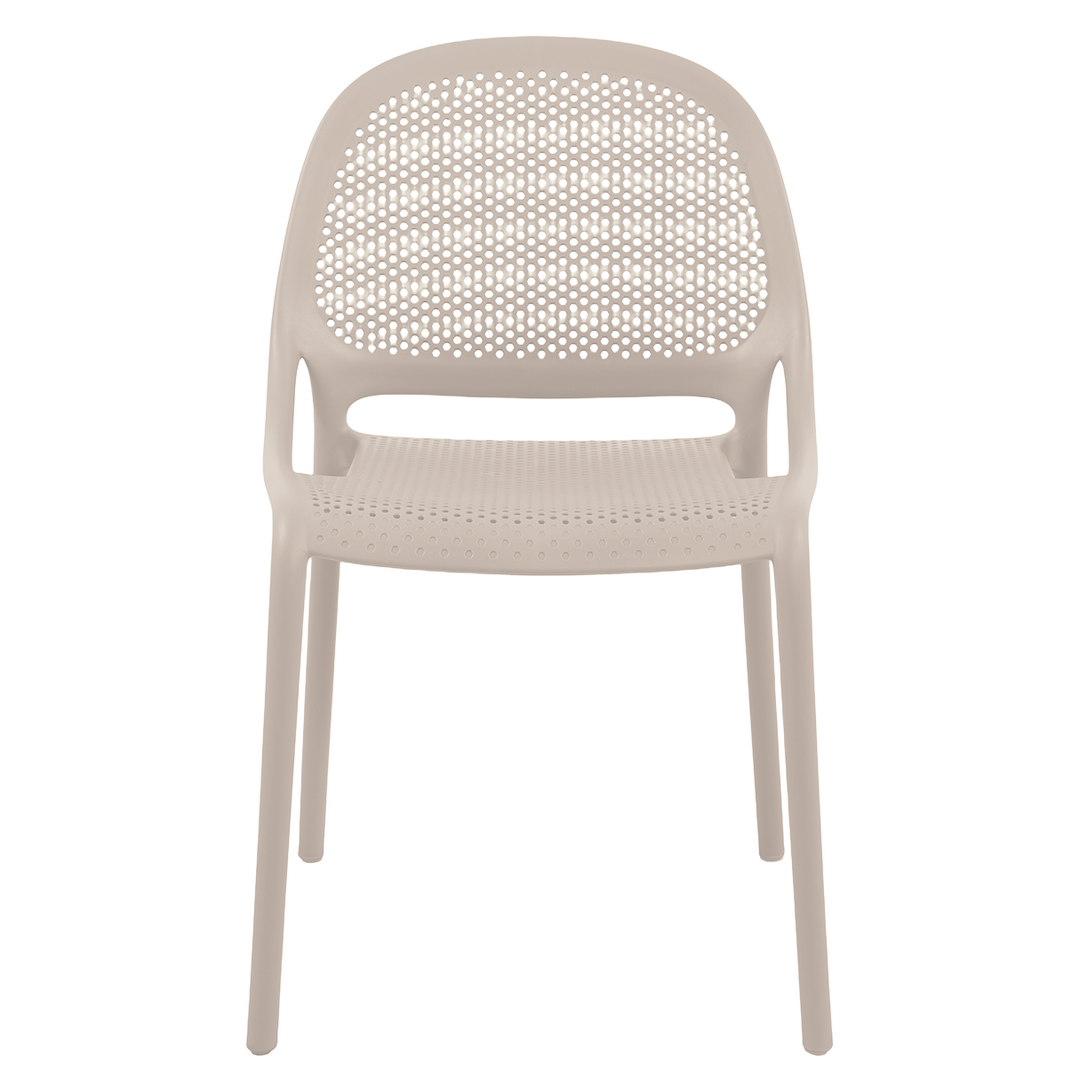 Waah Light Grey Polypropylene Outdoor Chair