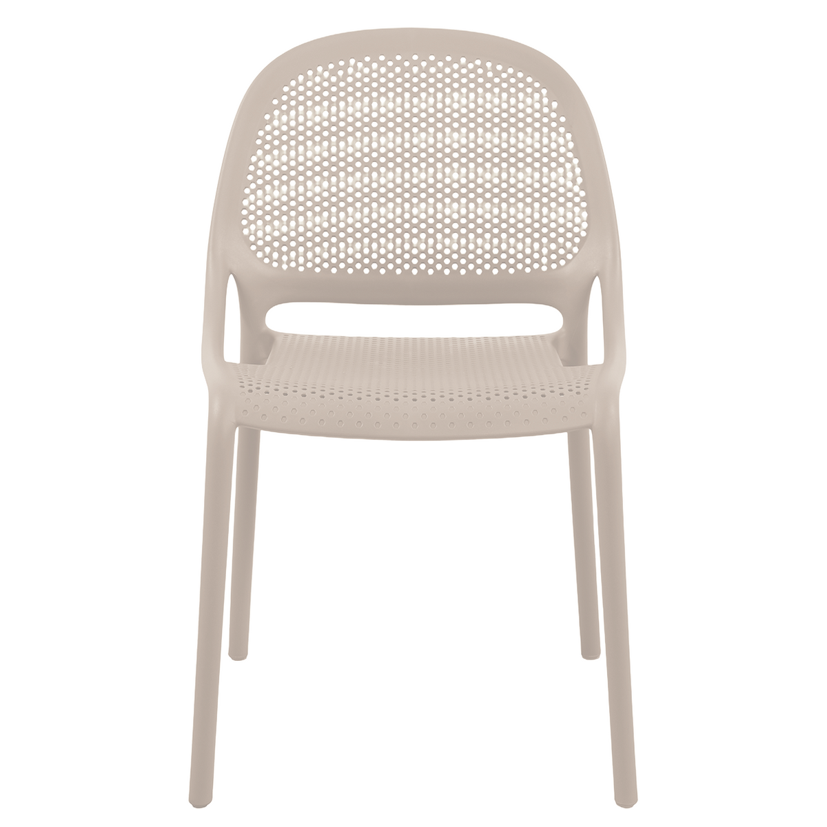 Waah Light Grey Polypropylene Outdoor Chair