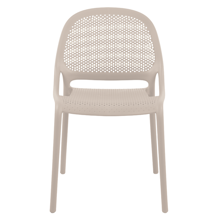 Waah Light Grey Polypropylene Outdoor Chair