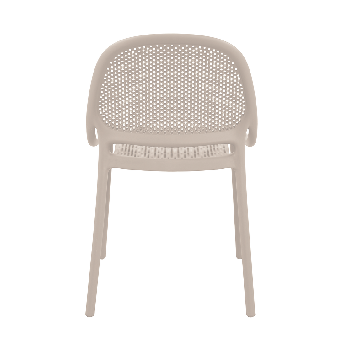 Waah Light Grey Polypropylene Outdoor Chair
