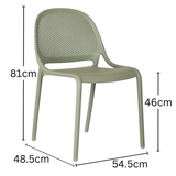 Waah Sage Polypropylene Outdoor Chair