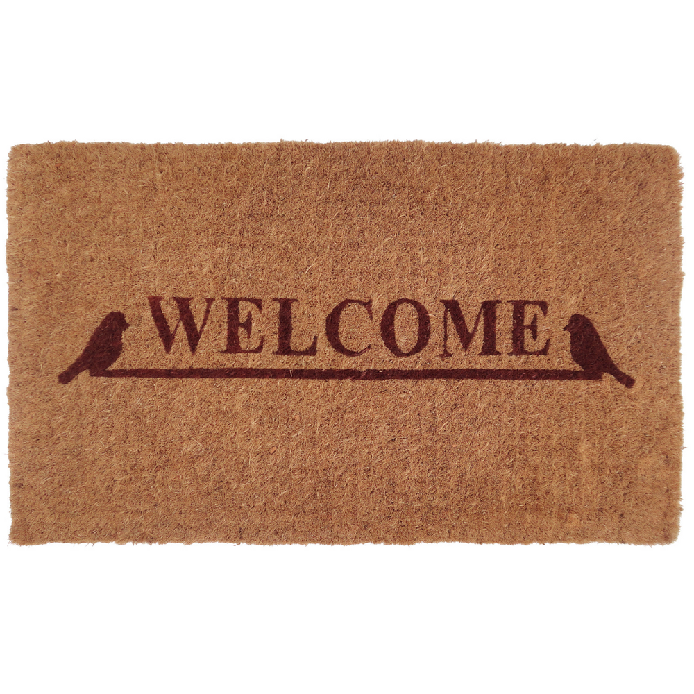 Welcome Thick Coir Doormat - Fab Habitat , Doormats, [product_size],