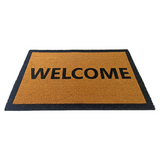 Welcome Border PVC Backed Coir Doormat - Fab Habitat , Doormats,