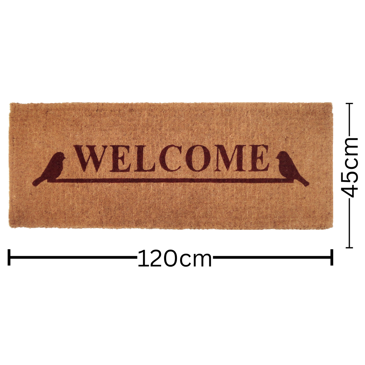 Welcome Printed Doormat 45x120 – Decorative Outdoor Rug – Buy Online in Australia