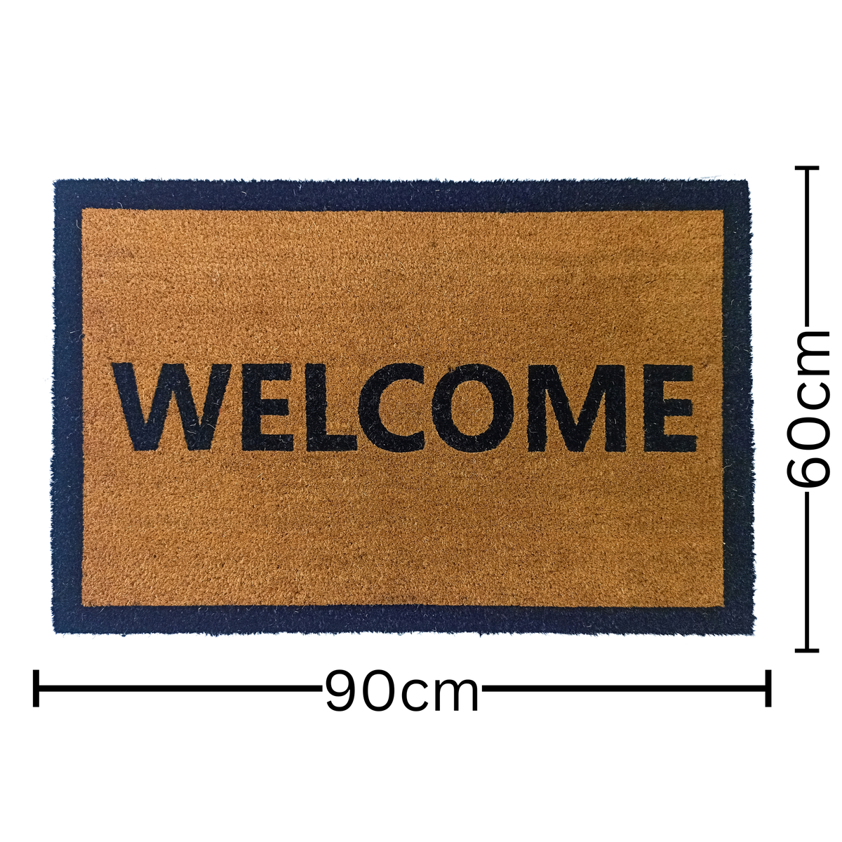 Welcome border door mat 60x90 cm – stylish rubber mat buy online in Australia