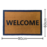 Welcome border door mat 60x90 cm – stylish rubber mat buy online in Australia