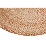 Set Of 4 Willow Natural Jute Round Placemats And Coasters - Fab Habitat , Placemats, 