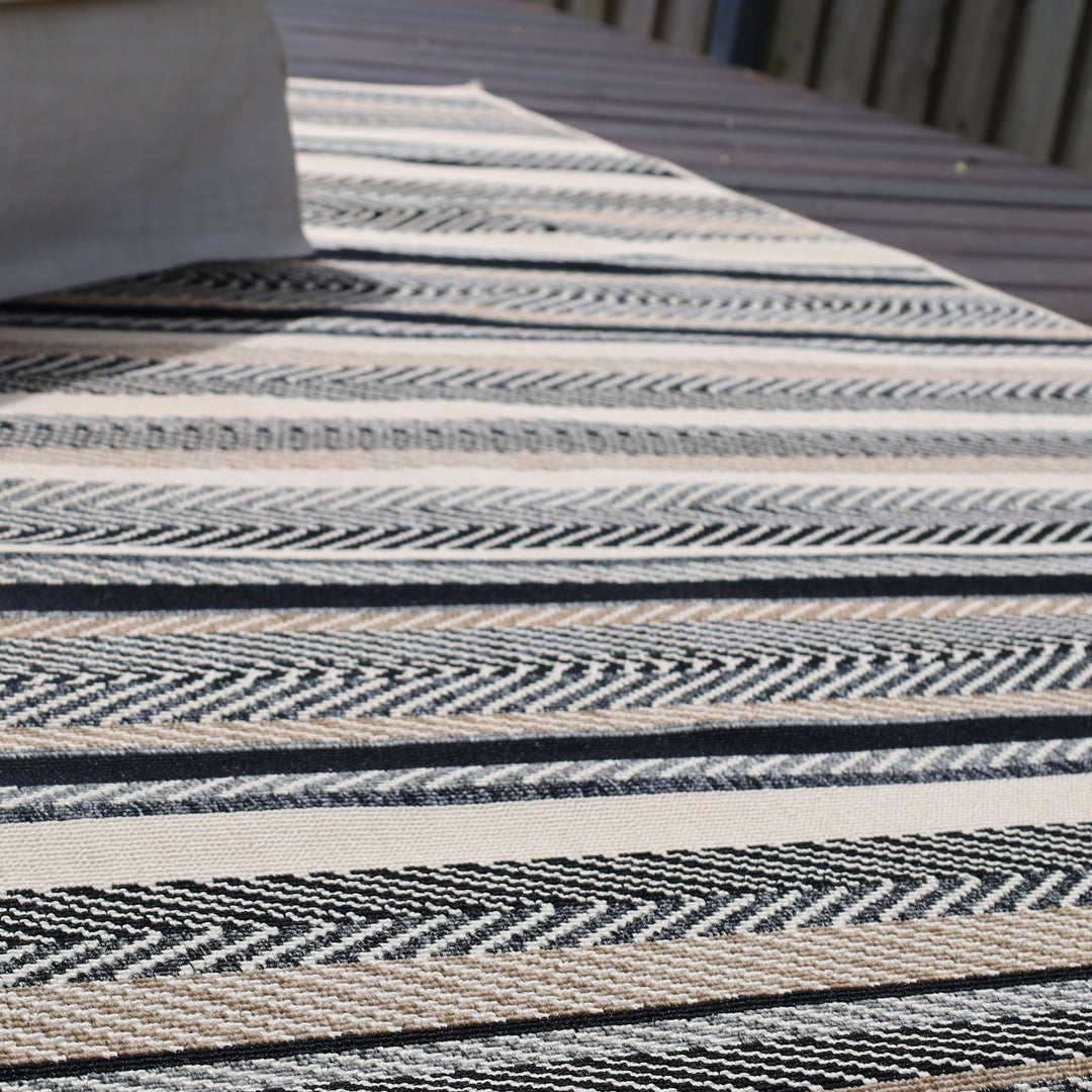 Zahra versatile boho rug close-up – 180x270cm reversible design, buy online in Australia