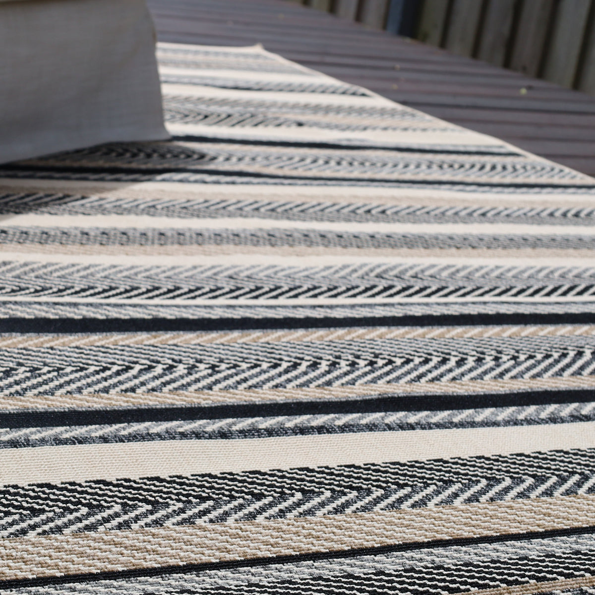 Zahra versatile boho rug close-up – 180x270cm reversible design, buy online in Australia