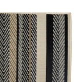 Zahra tribal pattern rug close-up view – 180x270cm recycled material, buy online in Australia