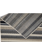 Zahra rug in natural outdoor setting – 180x270cm size, plastic and washable, buy online in Australia