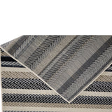Zahra rug in natural outdoor setting – 180x270cm size, plastic and washable, buy online in Australia