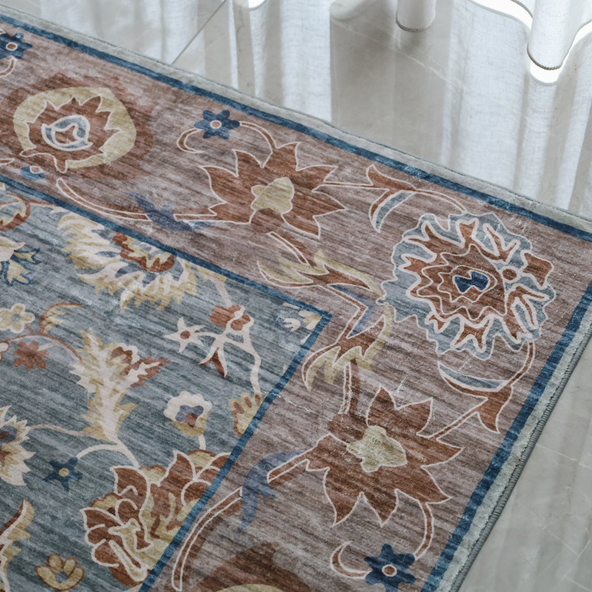Zayn rug showing folded texture – easy storage and lightweight – 150x210 cm – buy online in Australia