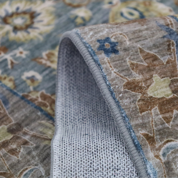 Zayn rug – side view with texture details – natural jute – shop in Australia
