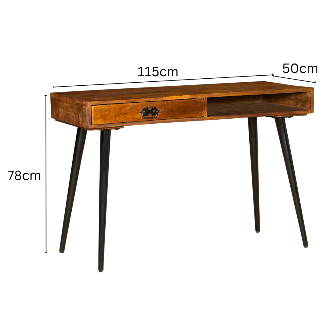 Zen Timber Console Table with Open Shelf – Buy Online in Australia