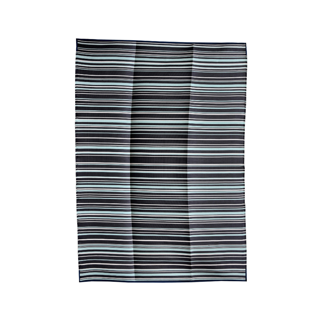 Zenith Multicolour Stripes Foldable Waterproof Large Camping Mat - 270x360 CM - Fab Habitat , Camping Mats, 
