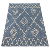 Agatti Tribal Outdoor Large Blue Rug - Fab Habitat , Outdoor Rugs, 