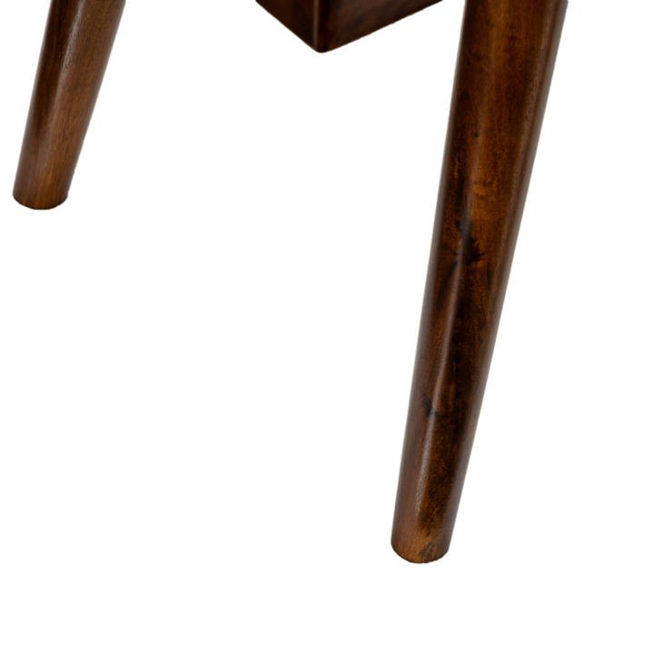 Castor Charcoal Fabric & Wood Seating Entryway Bench with Drawer - 100 cm - Benches Fab Habitat