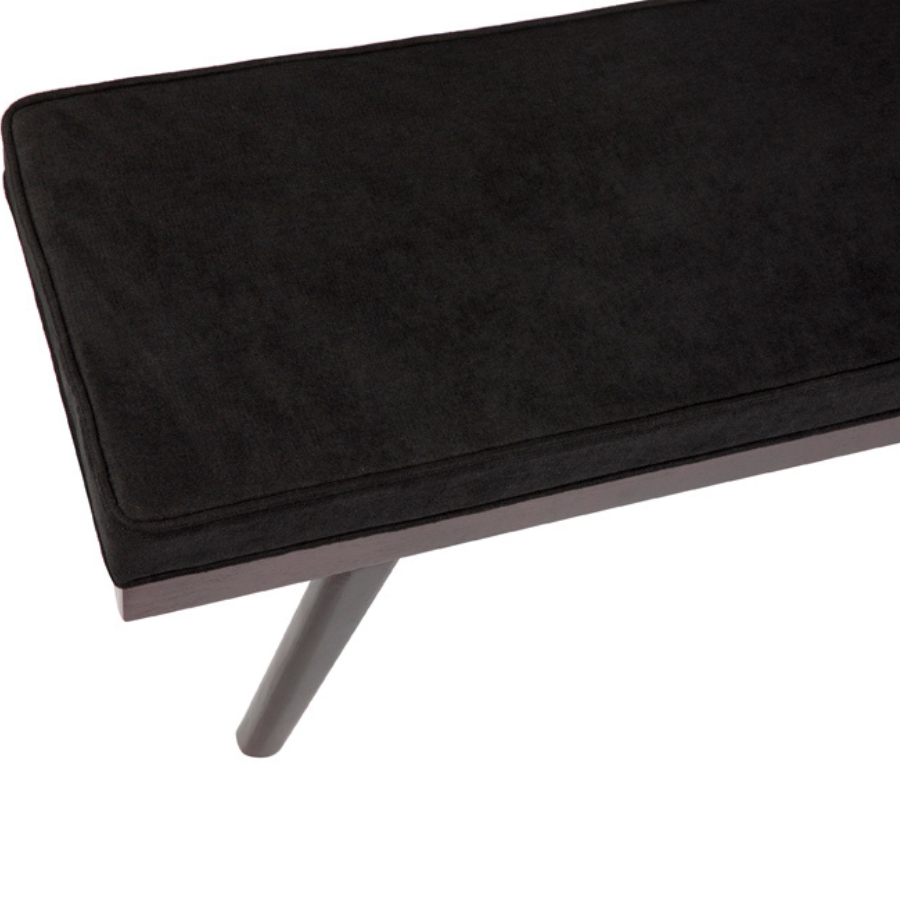 Capella 2 Seater Charcoal Upholstered Entryway Cushioned Bench Seat - 120 Cm - Benches Fab Habitat
