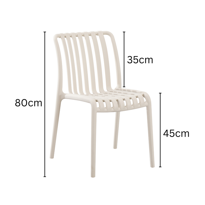 Bertioga Pearl Cream Outdoor Chair